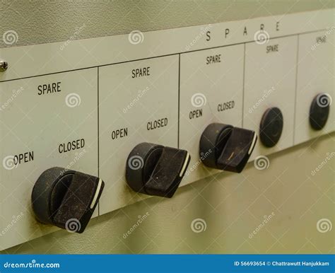 switch  open  close stock photo image  industrial
