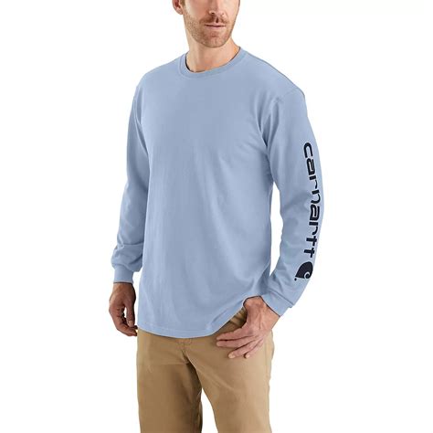 Carhartt Mens Long Sleeve Graphic Logo T Shirt Academy