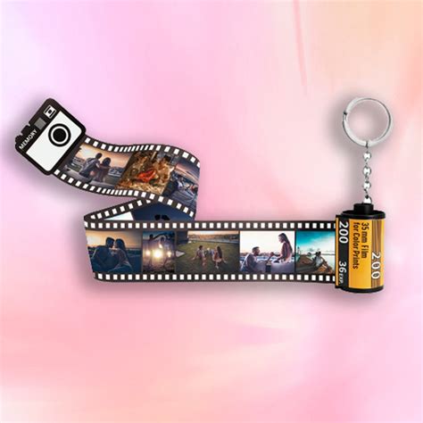 Camera Roll Keychain Personalized Film Roll Keychain Custom Etsy