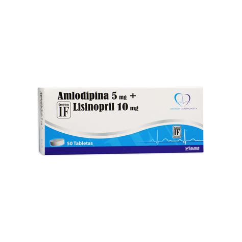 Amlodipina 5 Mg Lisinopril 10 Mg If Ibero Fármacos