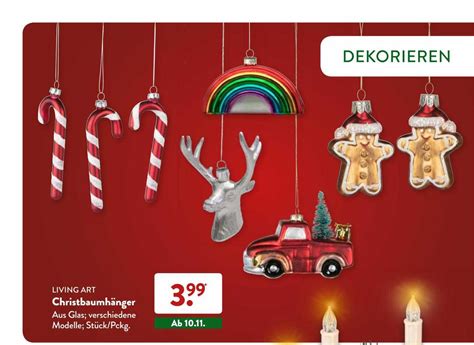 Living Art Christbaumh Nger Angebot Bei Aldi Nord