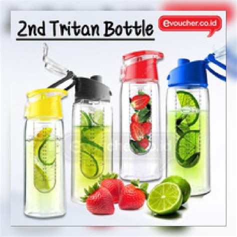 Jual Terk N1 Tritan Water Bottle Botol 2nd Gen Air Minum Infused Citrus