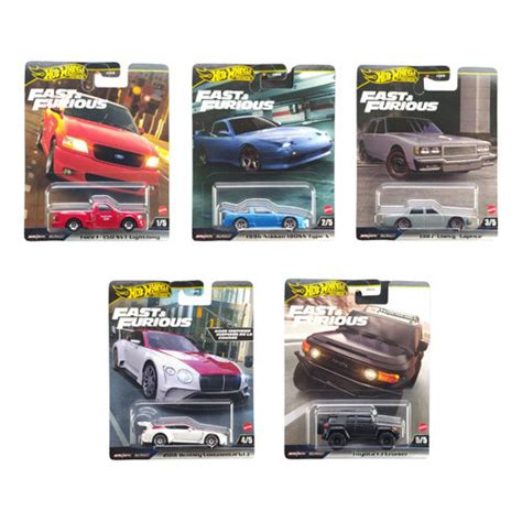 Hot Wheels Premium Velozes E Furiosos Set C Svtver Hnw Shopee
