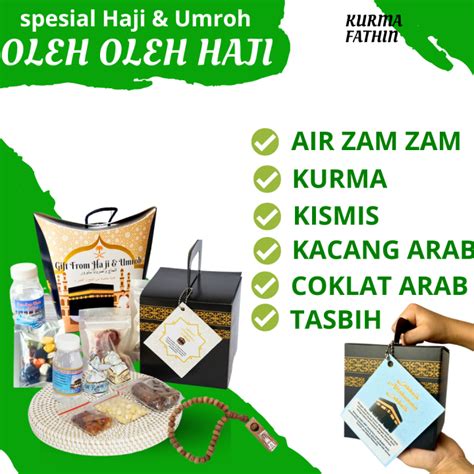 Paket Souvenir Oleh Oleh Haji Dan Umroh Kemasan Box Kabah Wangi Timur