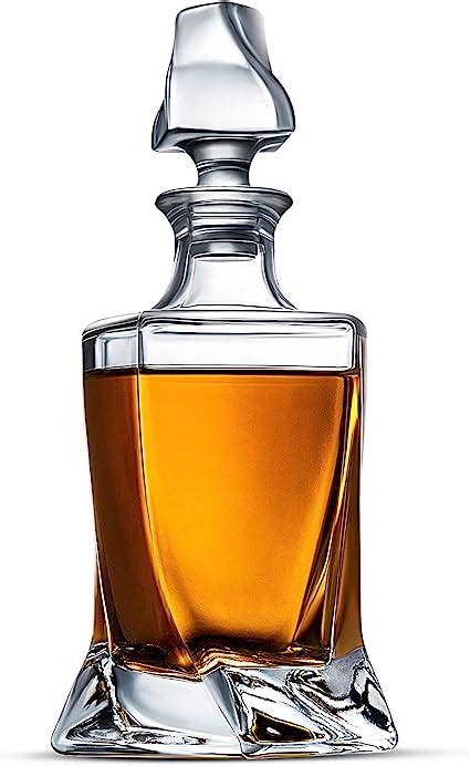 Amazon Luxu Whiskey Decanter Twisted Whiskey Decanter With