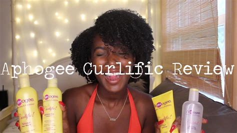 Aphogee Curlific Line Review Wash N Go Youtube