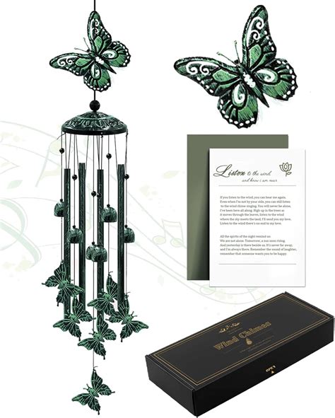 Amazon VENBEEL Wind Chimes For Outside 33 Butterfly Wind Chimes