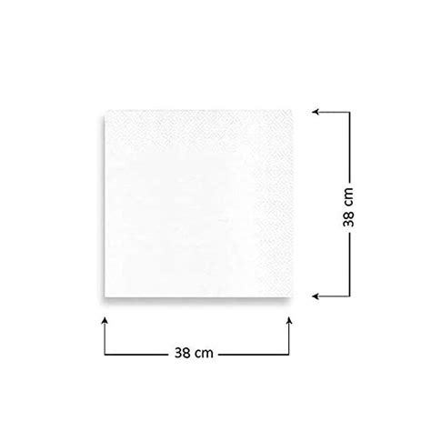Tovaglioli Di Carta Bianchi Doppio Velo Formato X Cm