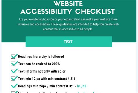 Social Media Accessibility Checklist Dufferin Media