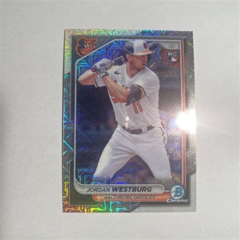 Jordan Westburg 2024 Bowman Chrome Mojo Refractor Rookie Card 42