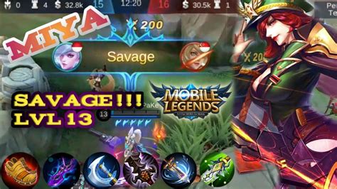 HERO MIYA SAVAGE LEVEL 13 SADIS FAST GAME BUILD MIYA TERSAKIT