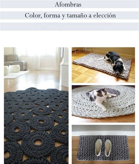 Alfombras Tejidas Al Crochet En Tela Ideales Para Decorar Ambientes