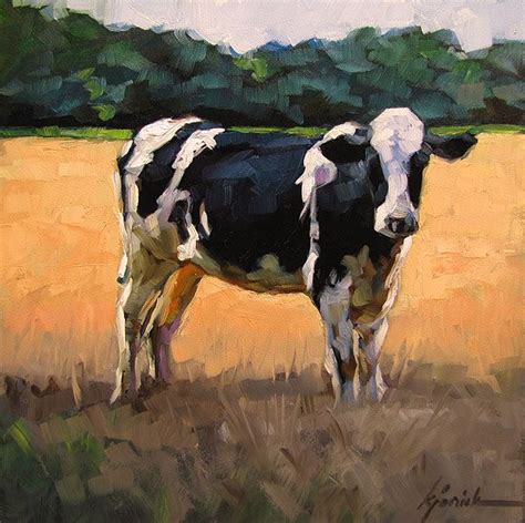 A Painting Today Pasturized Cow Painting Farm Art Cow Art