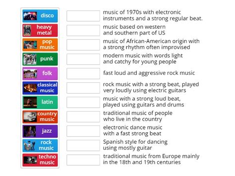 Gg4 Music Styles Match Up