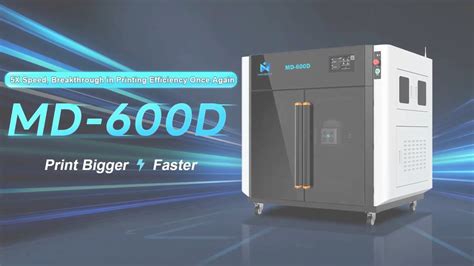 MD-600D 3D Printer - YouTube