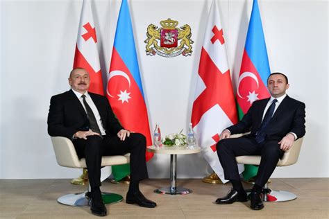 President Of Azerbaijan Ilham Aliyev Held One On One Meeting With Prime