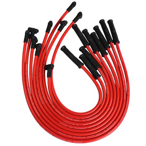 Hei Spark Plug Wires Set 90 To Straight For Chevy Sbc Bbc 350 383 400 454 V8 Ebay