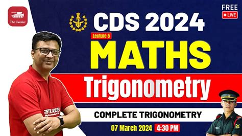 Trigonometry For Cds Exam Maths For Cds Exam Trigonometry