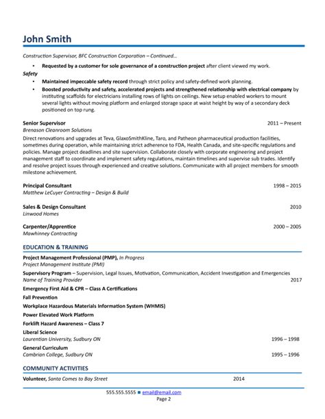 Construction Project Manager Resume Example And Detailed Guide For 2023 For 2023 [ Samples]