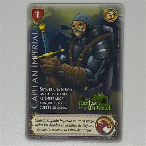 Capitan Imperial Myl Liber Dominus Arcano Cartas Mitos