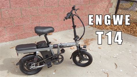 Mini Electric Folding Bike Engwe T Youtube