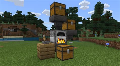 Minecraft Hopper Furnace