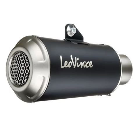 Chappement Silencieux Slip On Leovince Lv Inox Black Edition Pour