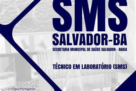 Baixar Apostila SMS Salvador em PDF Técnico em Laboratório SMS 2024