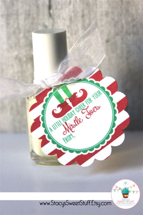 Mistle Toes Nail Polish Christmas Tag Mistle Toes Tag Etsy Australia