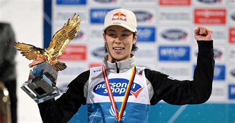 小林陵侑が3度目のジャンプ週間総合優勝4戦連続2位で2シーズンぶりの戴冠