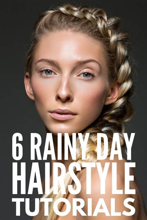 Frizzy Hair Dont Care 6 Rainy Day Hairstyles We Love Rainy Day