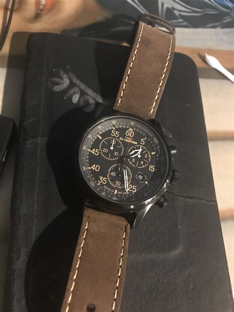 [TIMEX] Expedition Leather Strap : r/Watches