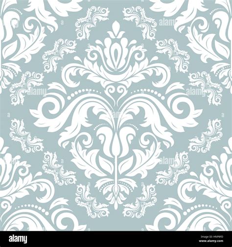 Seamless Damask Pattern Stock Photo Alamy