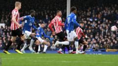 Everton Brentford Dwight Mcneil Scores Winner In First Minute For