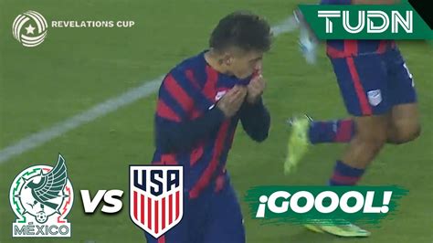 QUÉ HIZO Error de Alcantar y gol de USA México 2 1 Estados Unidos