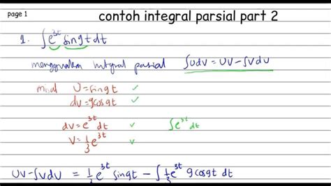 Matematika Lanjutan Kalkulus 2 15 Teknik Integral Contoh Integral