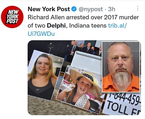 An Arrest Has Been Made In The Delphi Murder Case From 2017 Lets Hope