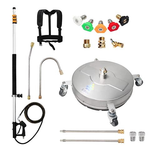 Edou Ft Telescoping Wand Kit And Pressure Washer Surface