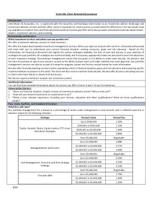 Fillable Online Form Crs Client Relationship Summary Introduction Fax