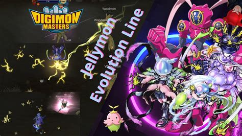 Digimon Masters Online Nadmo Jellymon Evolution Line Youtube