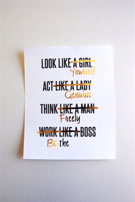 Gold Foil Print Only Feminist Girl Boss Act Like A Lady Etsy Australia