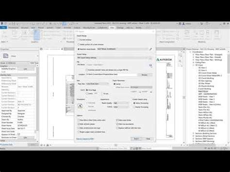 Revit Yerel Pdf Olarak D A Aktarma Youtube