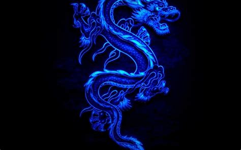 Black Chinese Dragon Wallpaper