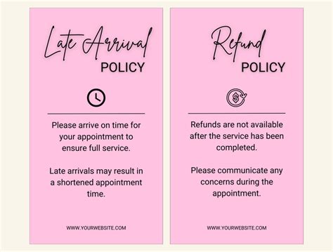 Editable Payment, Refund and Cancellation Policy, Term and Condition