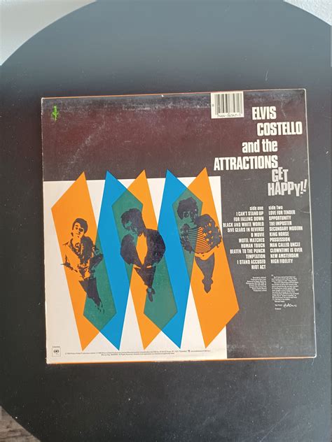 1980 Elvis Costello And The Attractions Get Happy Vinyl Lp Etsy