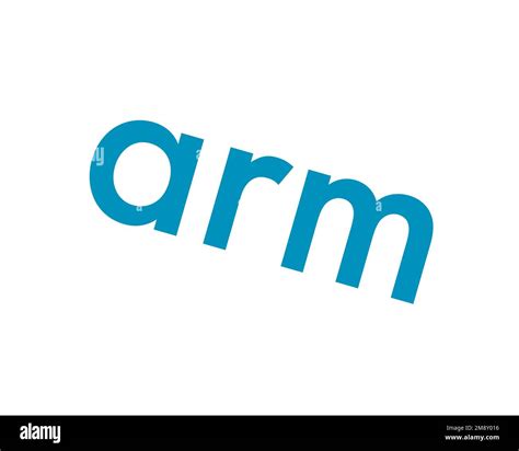 Arm Holdings, rotated logo, white background B Stock Photo - Alamy