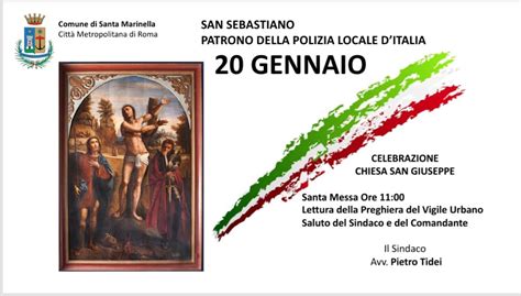 SAN SEBASTIANO PATRONO DELLA POLIZIA LOCALE D ITALIA Comune Di Santa