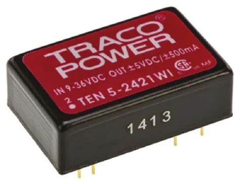 Traco Power Ten Wi Isolated Through Hole Dc Dc Converter V