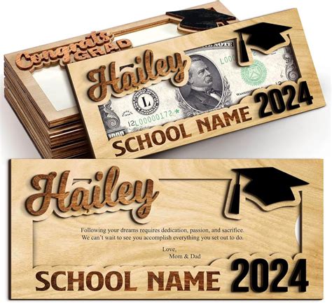 Amazon TM TEEMAN Personalized Graduation Money Holder 2024