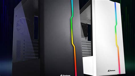 Sharkoon Rgb Slider White El Nuevo Chasis Atx Con M Ltiples Opciones